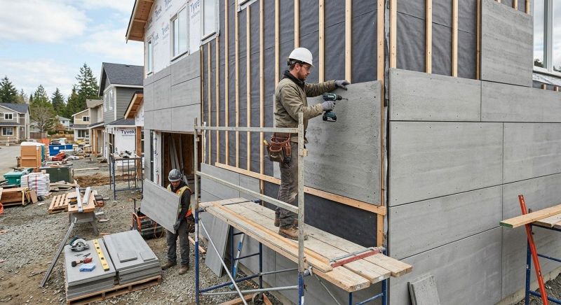 Cement Siding Installation in Boston, MA