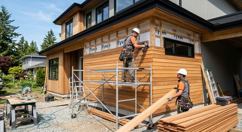 Faux Wood Siding Installation in Norwalk, CT