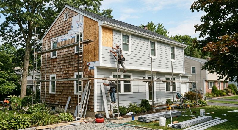 House Siding Replacement in Danbury, CT