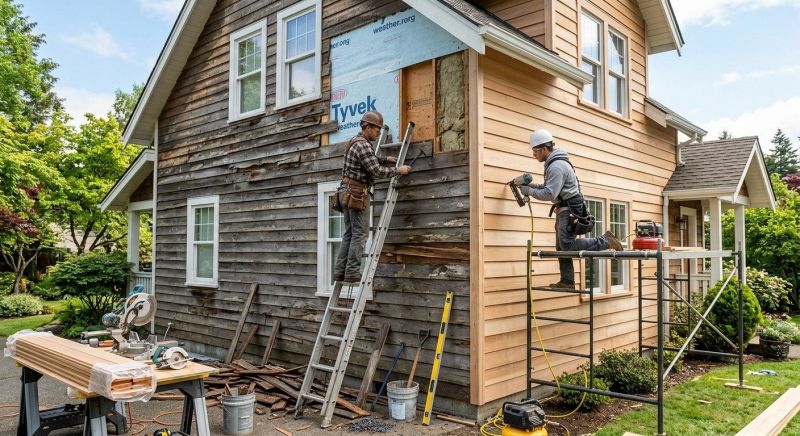 Wood Siding Installation in Boston, MA
